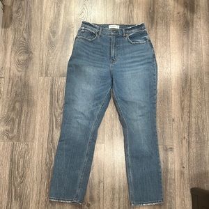 Abercrombie &Fitch 90’s slim straight ultra high rise jean curve love